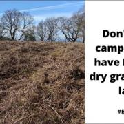 The fire service is offering good advice to avoid disasters while enjoying the countryside