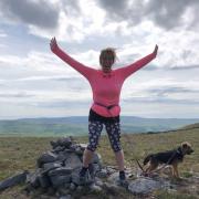 Helen Foster during one of her Dales walks