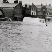 Keighley Road, Skipton July 13 1979 described as a ‘once in a century flood’