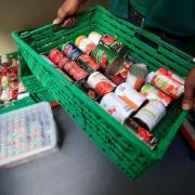 Food bank donations. Stock picture