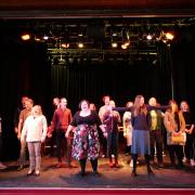 Settle Musical Theatre rehearsing 'Nine to Five'