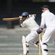 Ashen Silva (batting) scored 169 for Settle at the weekend
