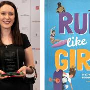 Danielle Brown with her award earlier this year, for Run Like a Girl