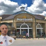 Skipton Morrisons and inset, manager James Lever