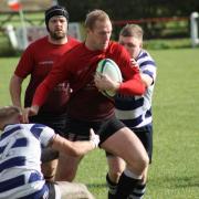 Skipper Hamish Munro in action for Skipton