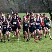 Racers at the North Yorkshire Schools’ Cross-Country Championship