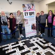 The new Ey Up! exhibition at Selby library which was unveiled by library staff and those who took part in the sessions.