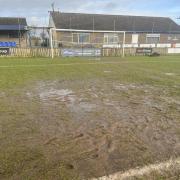 Barlick's waterlogged pitch