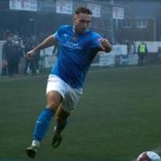 Max Cane, formerly of Clitheroe, has made the switch to Barnoldswick Town and he'll be hoping to hit the ground running as Barlick face Northwich Victoria this evening. Pic: Barnoldswick Town