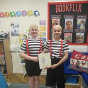 Harriet Hewgill, left and Nia Reyholds dressed as their favourite characters