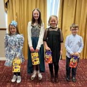 From the left: Caoimhe Docherty, Megan Davies, Olive Bland and Max Thornton 