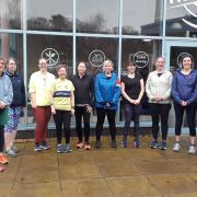 Couch to 5k runners, outside Craven Leisure,  having  successfully completed a Parkrun