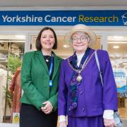 Dr Kathryn Scott and Skipton deputy mayor Sheila Bentley at the recent opening of the new Yorkshire Cancer Research Shop In Skipton
