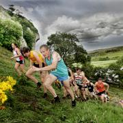 The Crag Race at Kilnsey Show
