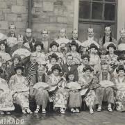 The Mikado cast at Barnoldswick. Barnoldswick History Society