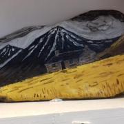 One of the bothy stones by Alex Pilkington