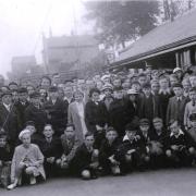 Barnoldswick children ready for their London trip in 1937