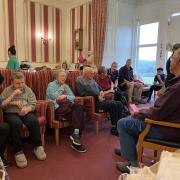 A relative of one of the residents at Anley Hall carried out a weekly reading of A Christmas Carol  before Christmas