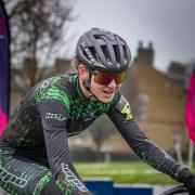 Vicky Peel, pictured in recent action at Peel Park, was 11th in the women's elite race at the National Trophy Series at Tong Picture: Bernard Marsden
