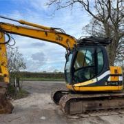 A JCB similar to this one has been targeted while parked in a field in Bentham