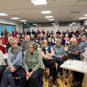 Supporters turned out in force for a  meeting about the future of Settle Pool