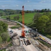 Repairs to the A59 at Kex Gill expected to finish by end of June