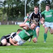 Adam Howard scores for Wharfedale