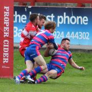 James Bowdin goes over for a Silsden try. NatalieLou Photography