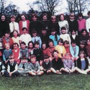 Kildwick School pupils in about 1971