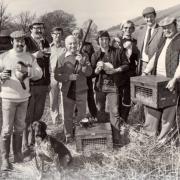 Ferret enthusiasts celebrate the end of the 1982 season