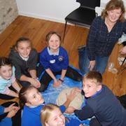 Hands on activity for Giggleswick primary school pupils.