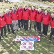 Upper Wharfedale Fell Rescue Association help launch the Three Peaks Challenge fundraising initiative in 2014