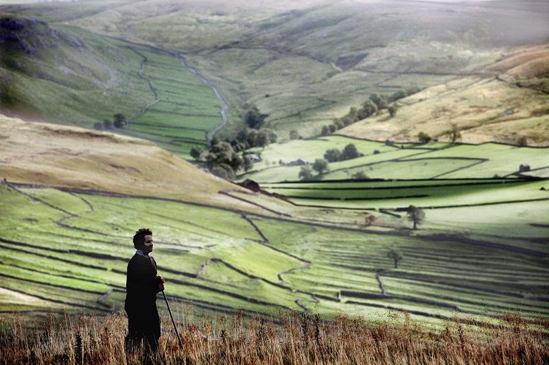 High above the landscape of Malhamdale, farmer Neil Heseltine surveys the area his family has farmed for generations. 