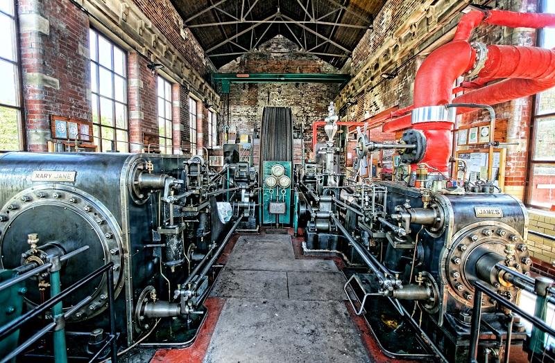 Standing proud in the cathedral-like Bancroft Mill, Barnoldswick, the working 600bhp mill steam engine stands out as a tribute to the industrial might of Edwardian England
