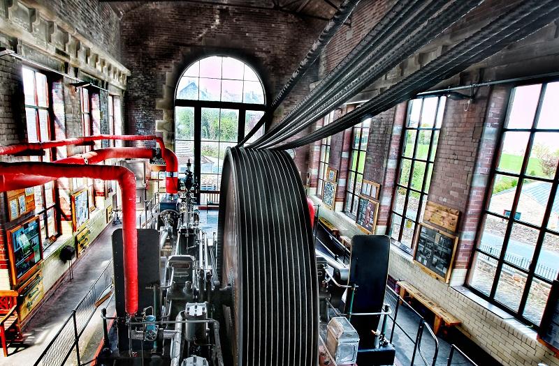 Standing proud in Barnoldswick’s cathedral-like Bancroft Mill is the working 600 bhp mill steam engine.
