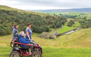Enjoying the access paths at Grimwith Reservoir. Picture Stephen Garnett Photography