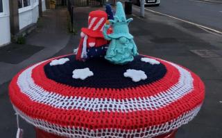 Barlick Yarn Fairies' American Independence Day topper