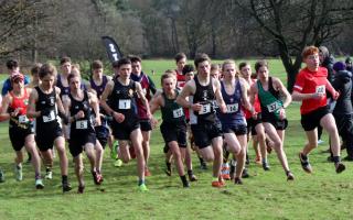 Racers at the North Yorkshire Schools’ Cross-Country Championship
