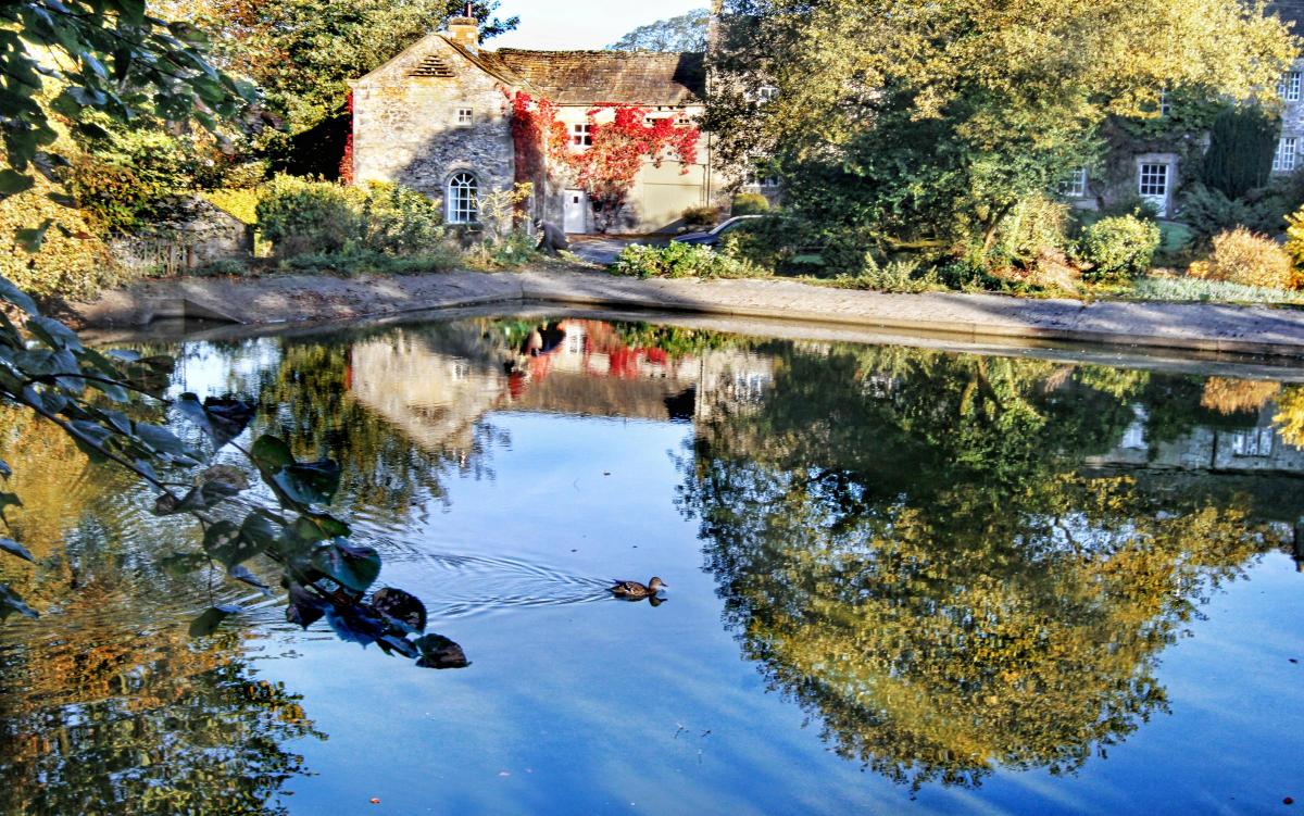 Reflections in Rylstone Pond