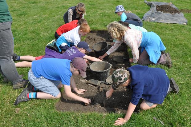 There’s a chance to discover archaeology in the Dales at Stories in Stone’s fun day            Picture: Malham Chapel Dig